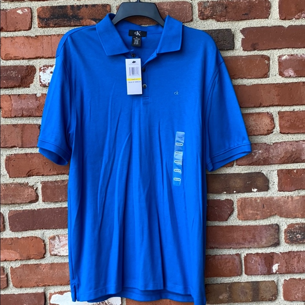 Calvin Klein NWT blue polo shirt Men’s Medium M